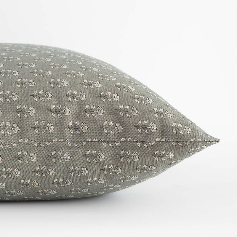 Vivienne Sage Green Floral Pillow Cover