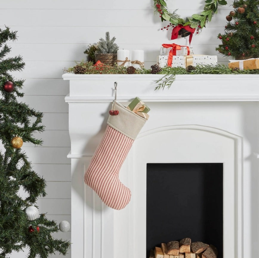 Sawyer Mill Red Ticking Stripe Stocking