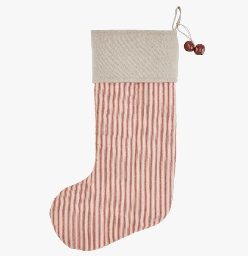 Sawyer Mill Red Ticking Stripe Stocking