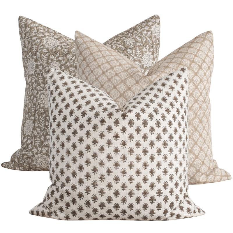 Lexington Pillow Combination | Set of Three Pillow Covers