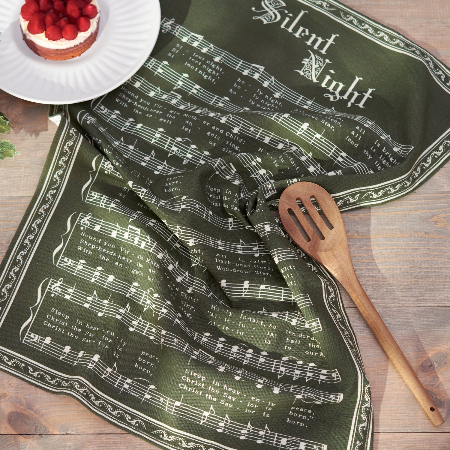 Silent Night Kitchen Towel