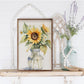 Sunflower Floral Vase