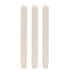 Fluted Taper Candles - Set of 3