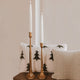 Cream Tree Taper Candles | Set of 2