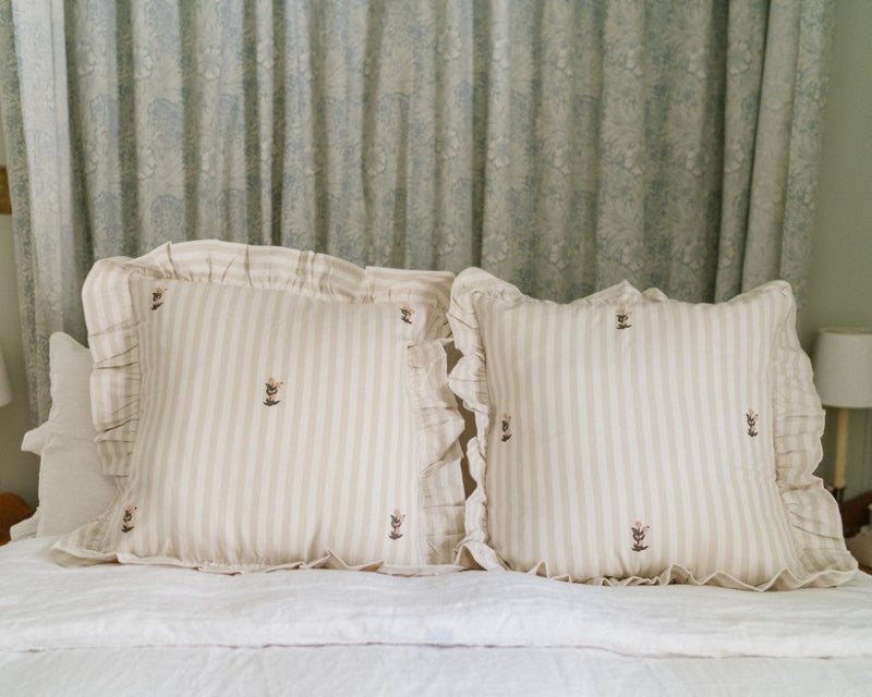 Frances Ruffled Pillow Cover