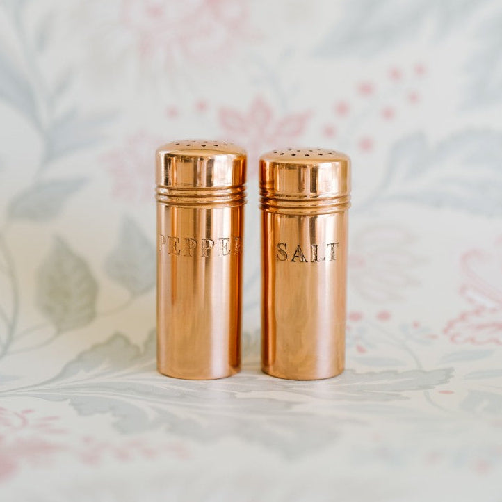 Copper Salt & Pepper Shakers