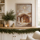 The Golden Manger | Christmas Wall Decor