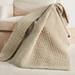 Velvet Stitch Quilted Throw Blanket