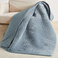 Velvet Stitch Quilted Throw Blanket