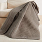Velvet Stitch Quilted Throw Blanket
