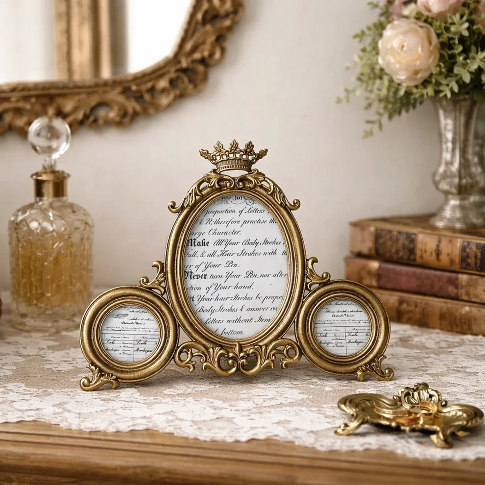 Vintage Crown Picture Frame