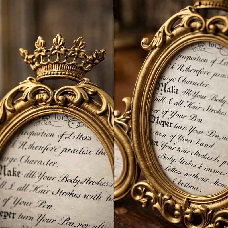 Vintage Crown Picture Frame