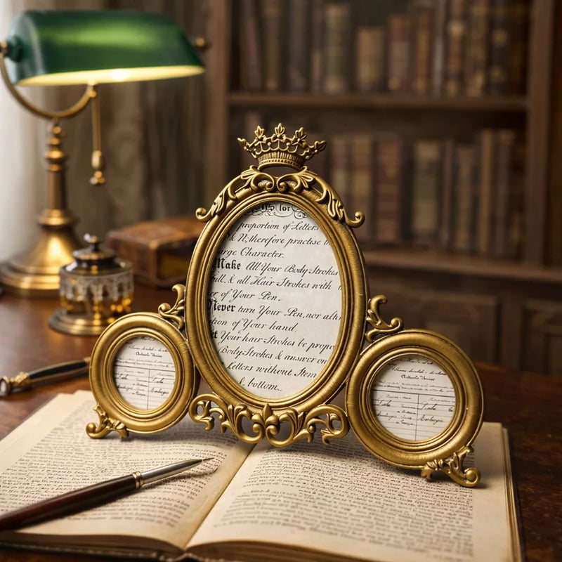 Vintage Crown Picture Frame