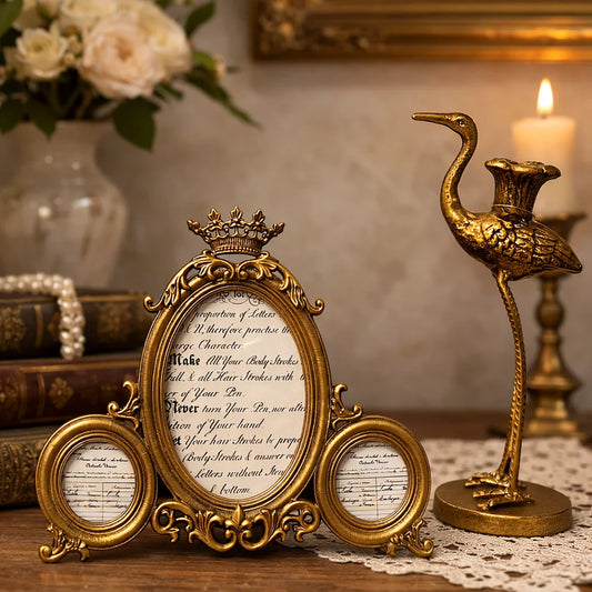 Vintage Crown Picture Frame