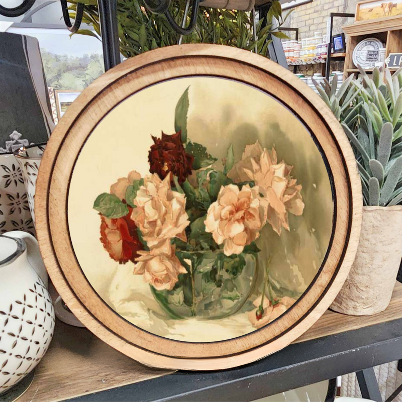 Vintage Floral Framed Art