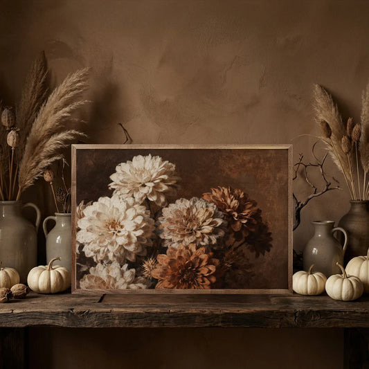 Vintage Mum Bouquet Wall Art