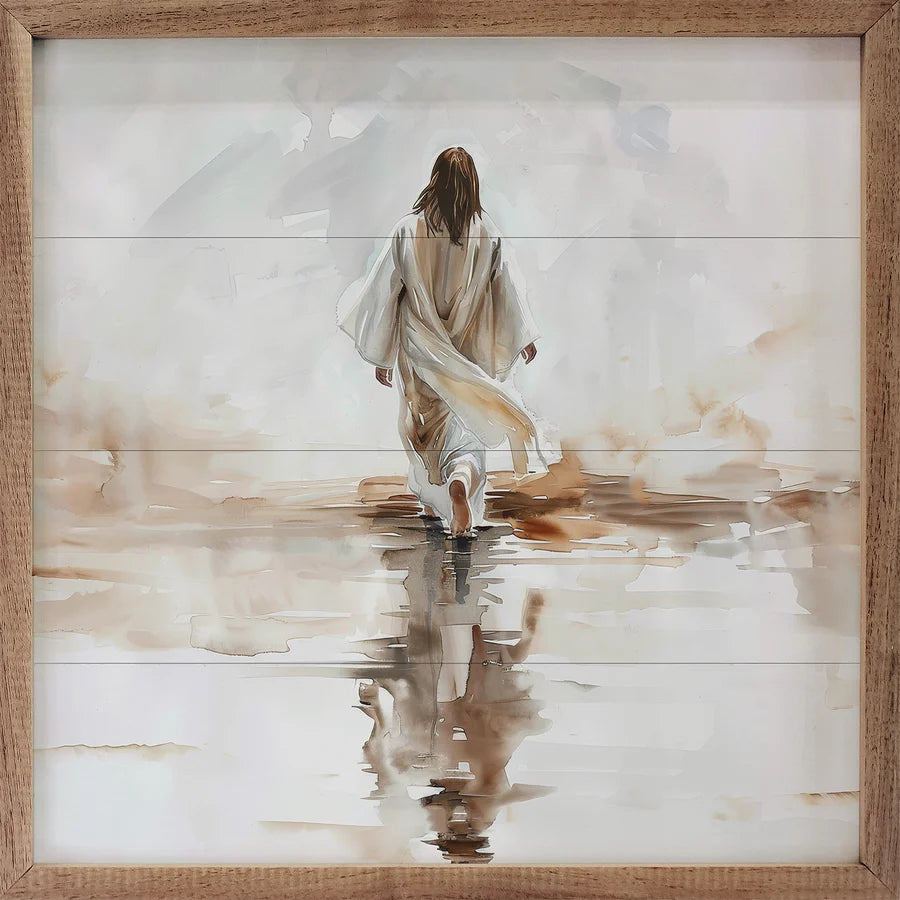 Jesus Walking On Water Wall Art