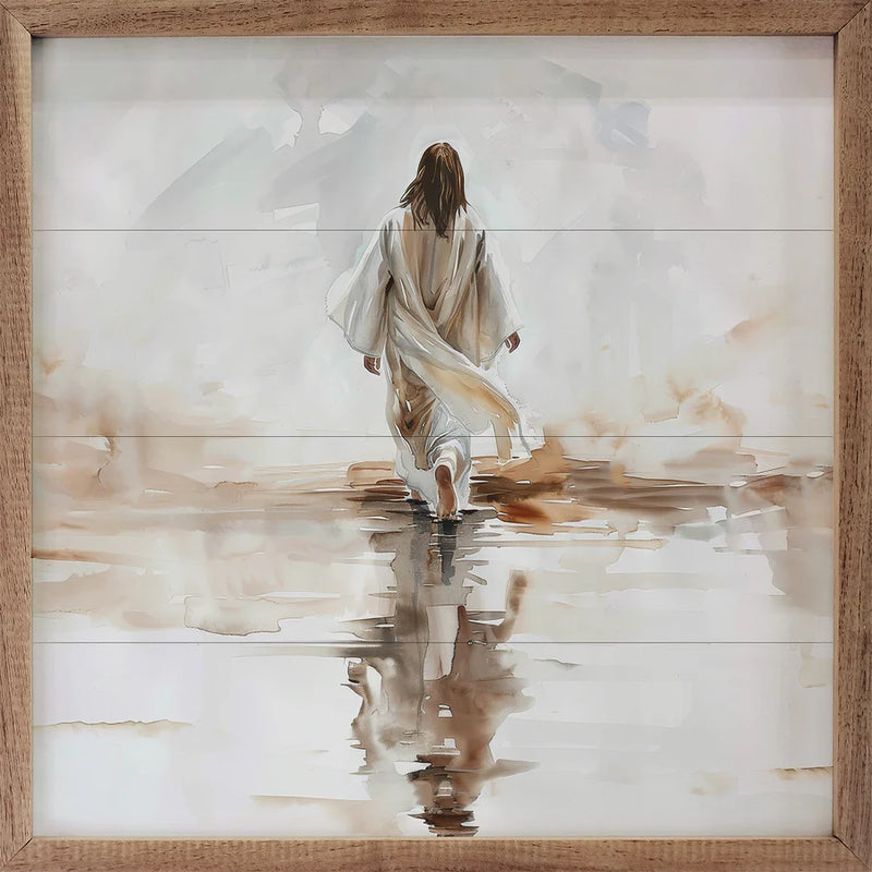Jesus Walking On Water Wall Art