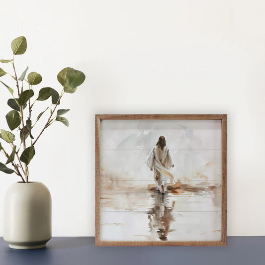 Jesus Walking On Water Wall Art