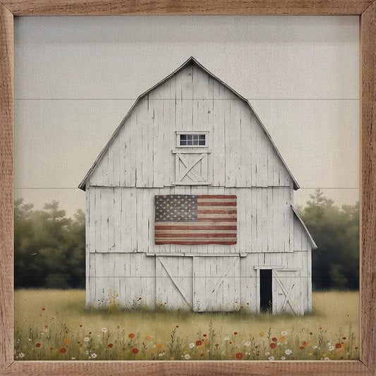 White Summer Barn