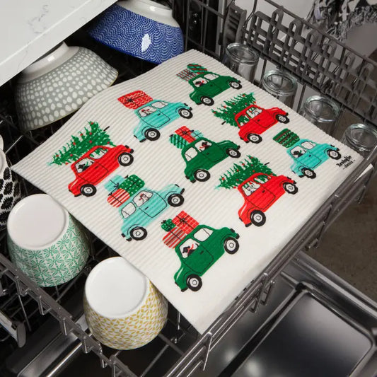 Winter Wheels Swedish Dishcloth Dry Mat | Reusable