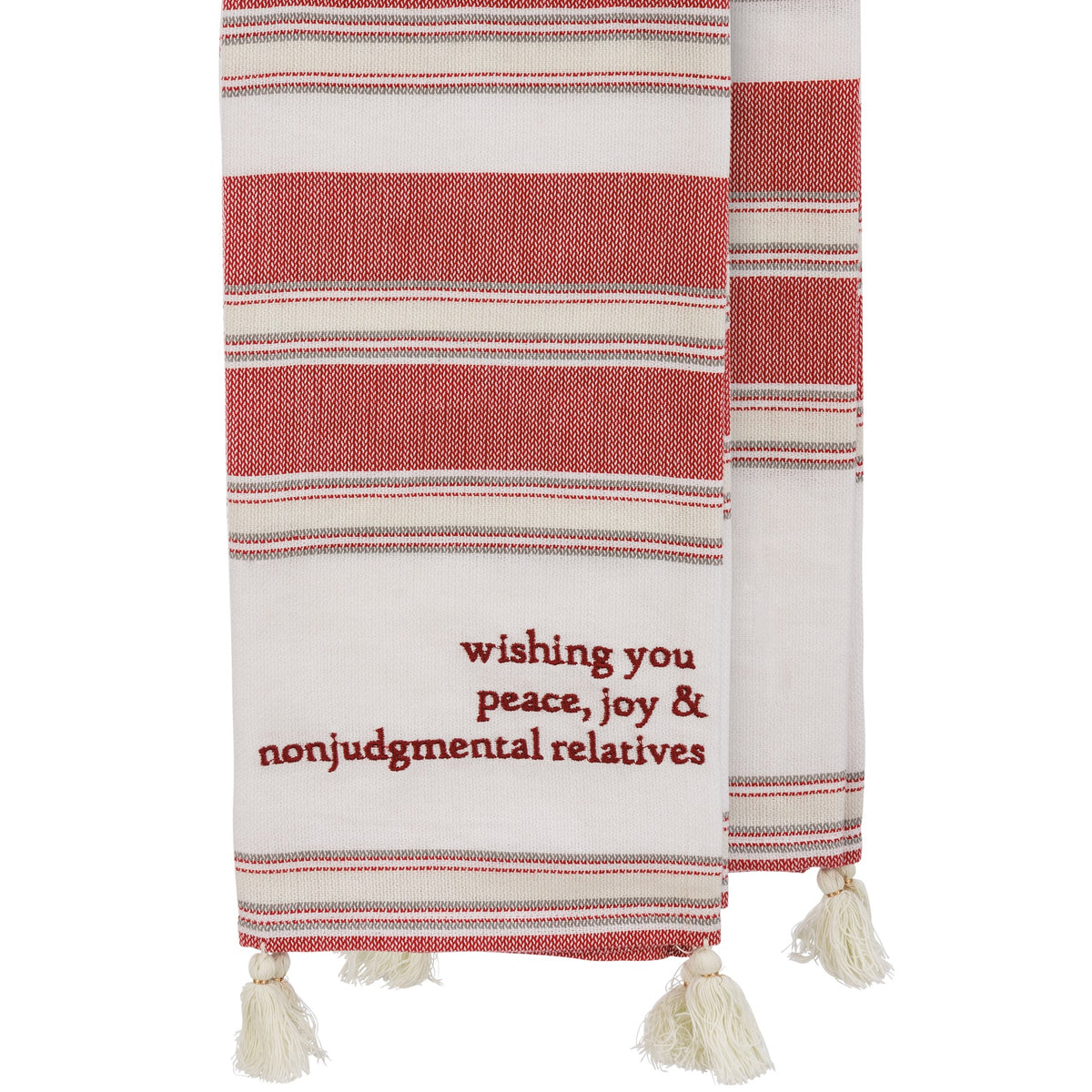 Wishing You Nonjudgmental Relatives Kitchen Towel
