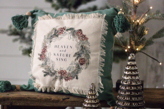 Heaven and Nature Sing Pillow