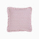 Abigail Pink Ruffled Throw Pillow