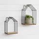 Iron House Shelf | Set Of 02