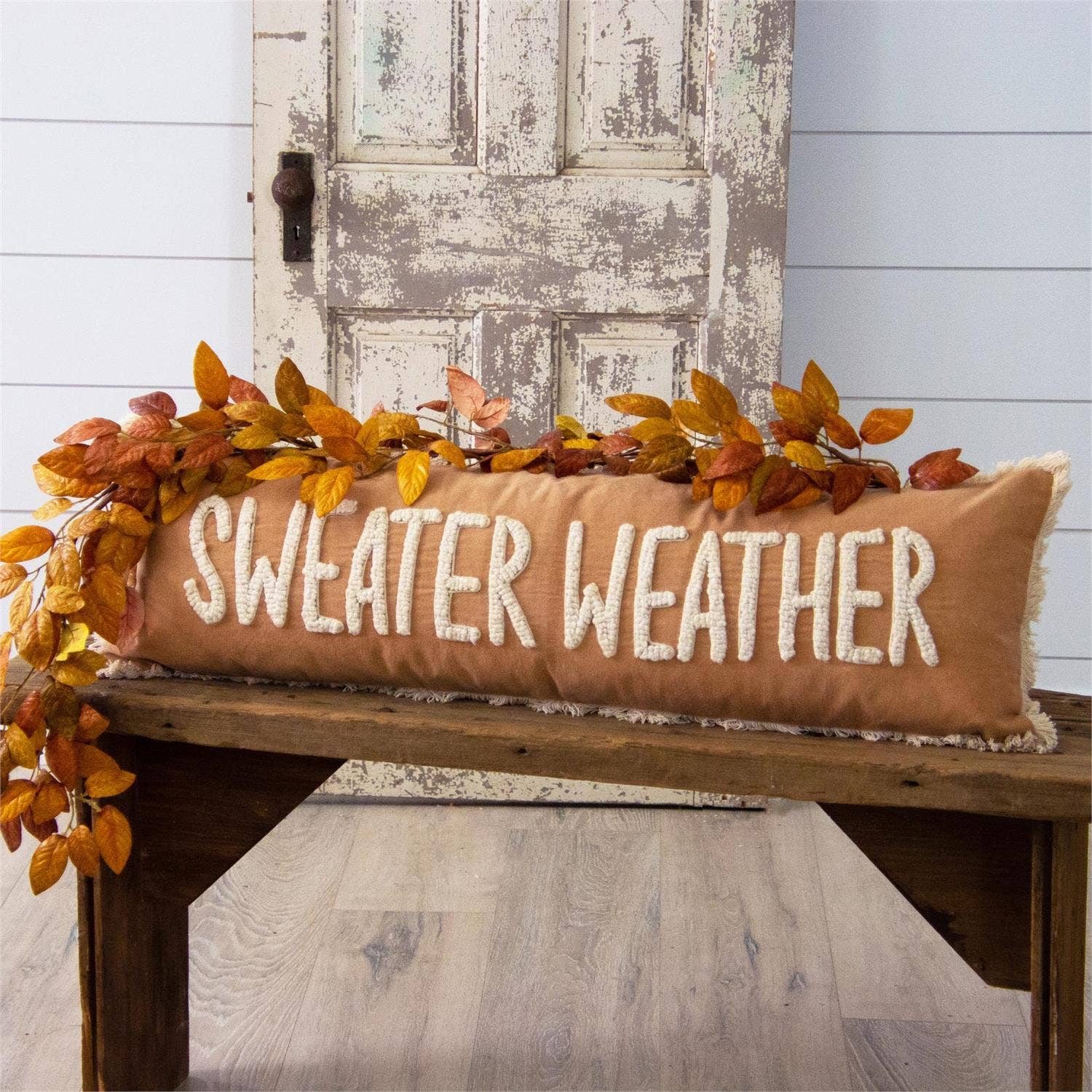 Sweater Weather Pillow | Stone Washed