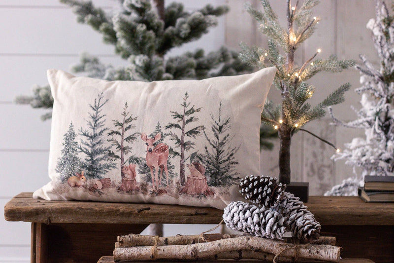 Winter Forest Lumbar Pillow