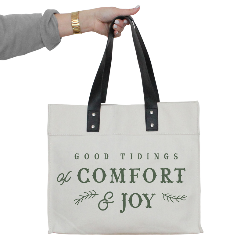 Good Tidings Market Tote - Brown Leather