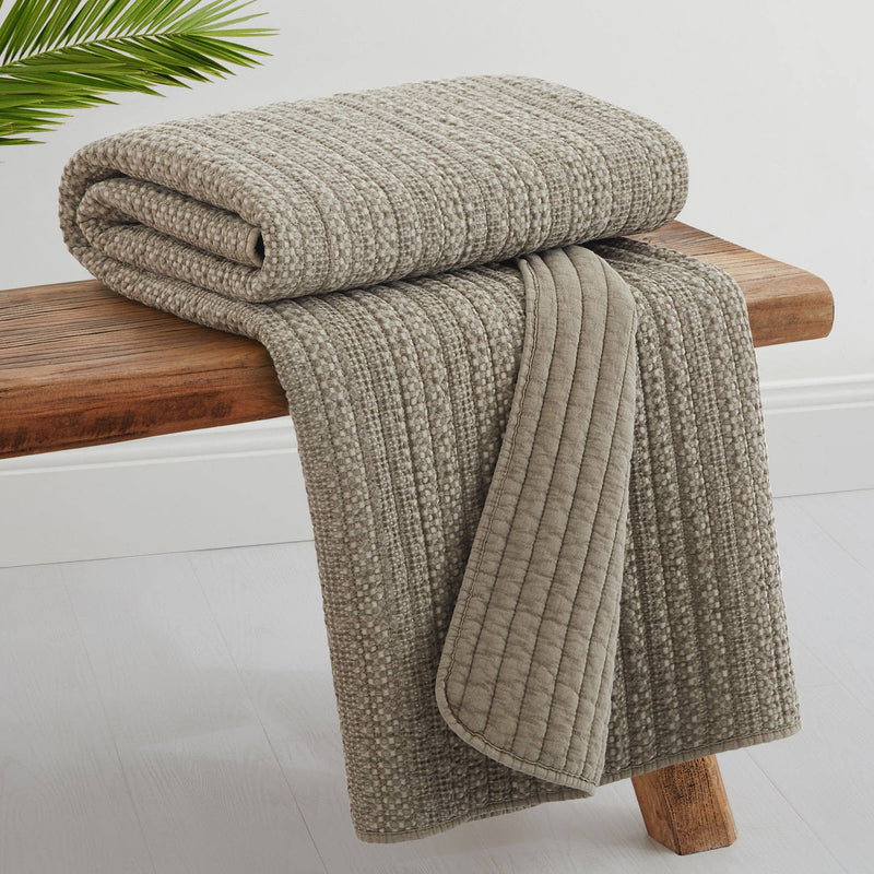 Loden Quilted Throw