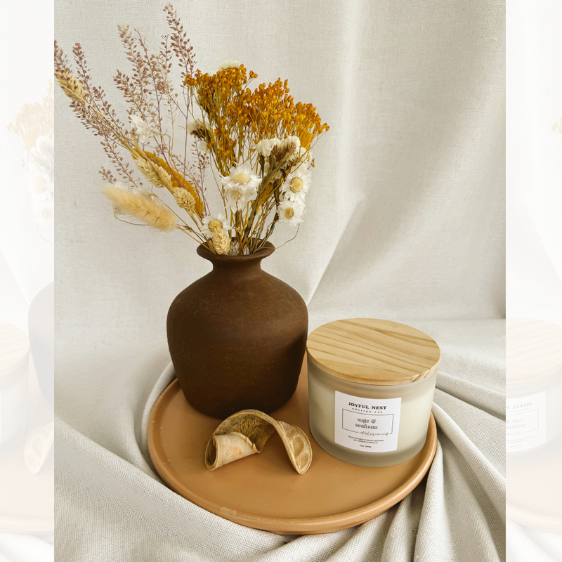 Large Round Concrete Tray