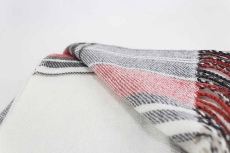 Classic Plaid Throw Blanket