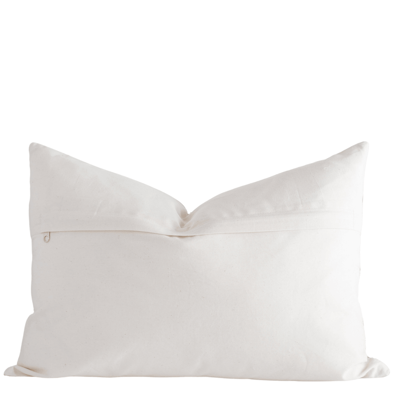 Fiora Floral Block Printed Pillow Cover | Lumbar