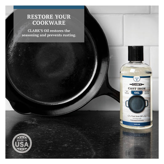 Clark's Cast Iron Seasoning Oil