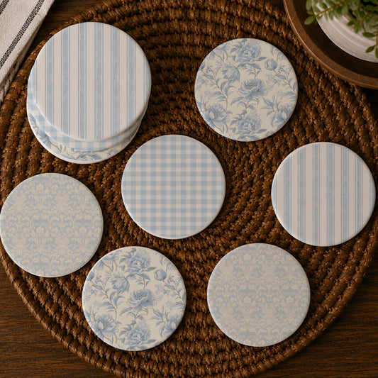 French Country Ceramic Coasters