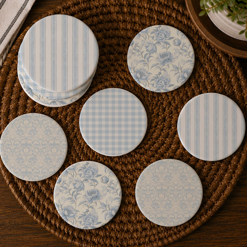 French Country Ceramic Coasters