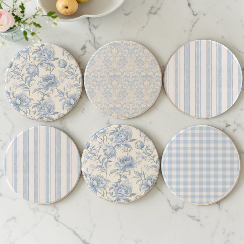 French Country Ceramic Coasters