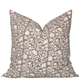 Nina Floral Block Printed Pillow Cover
