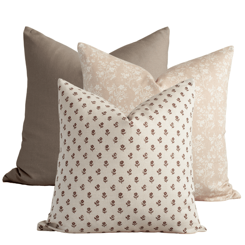 Ashford Pillow Combination | Set of Three Pillow Covers