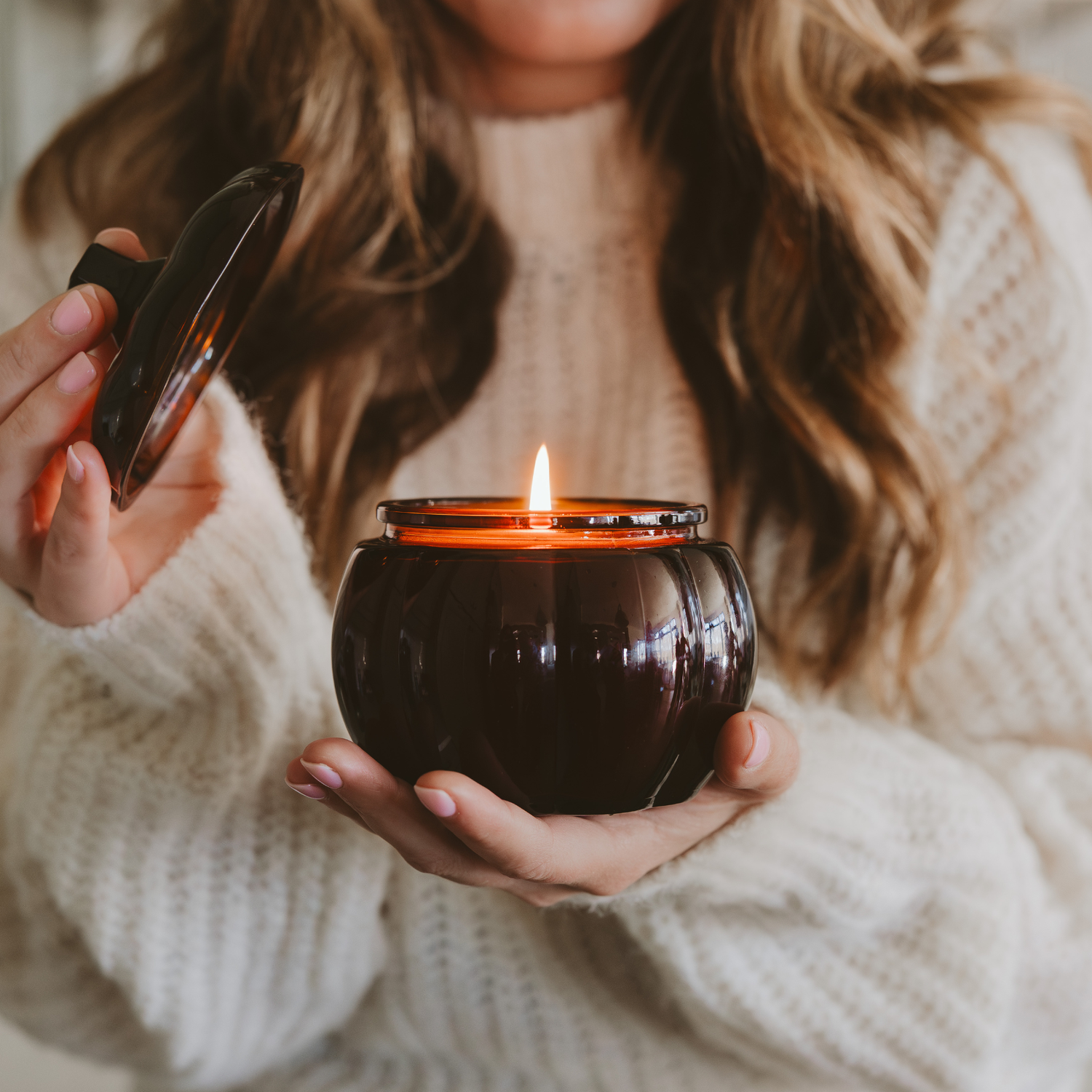 Hello Fall Pumpkin Jar  Candle - 20oz