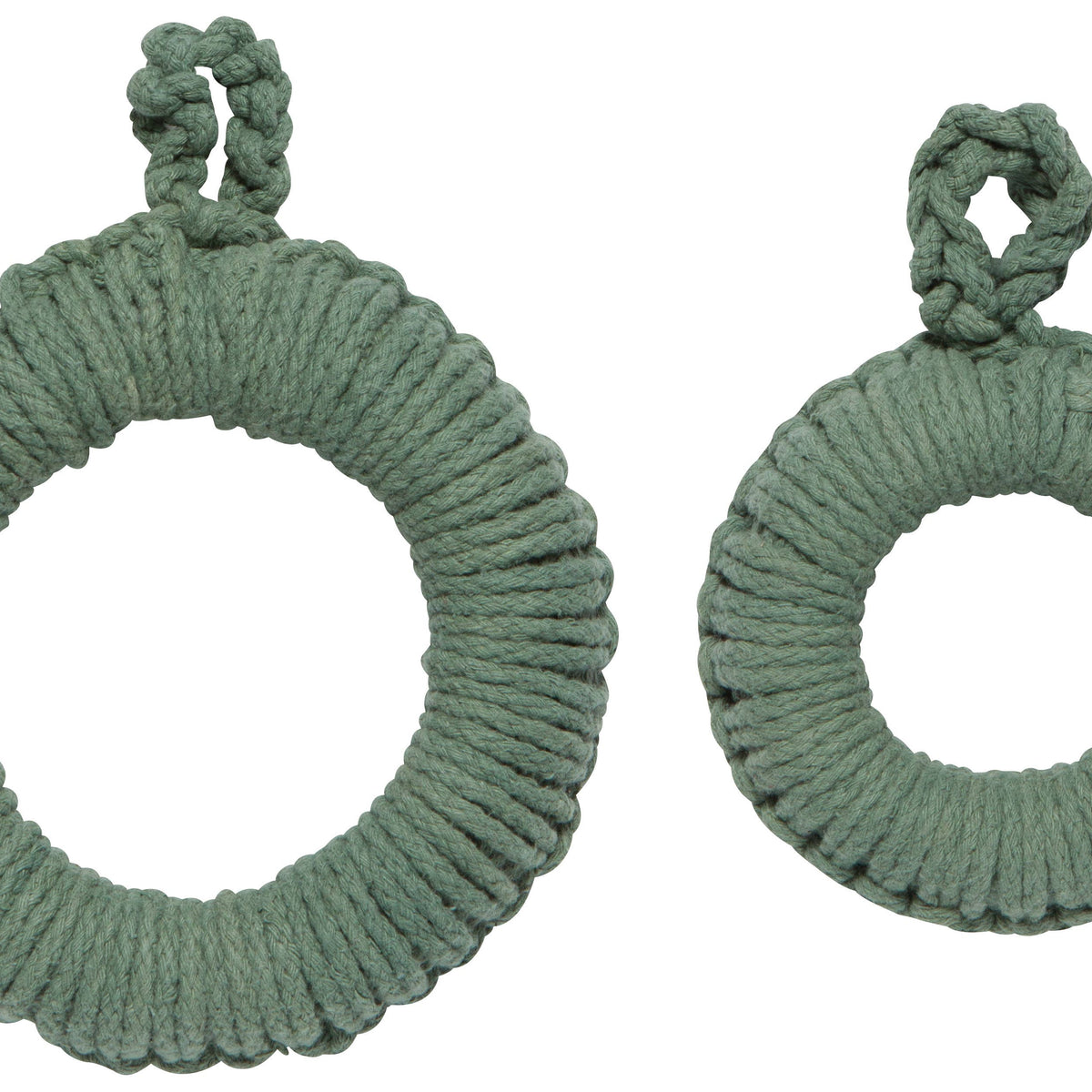 Jade Green Orb Trivets | Set of 2
