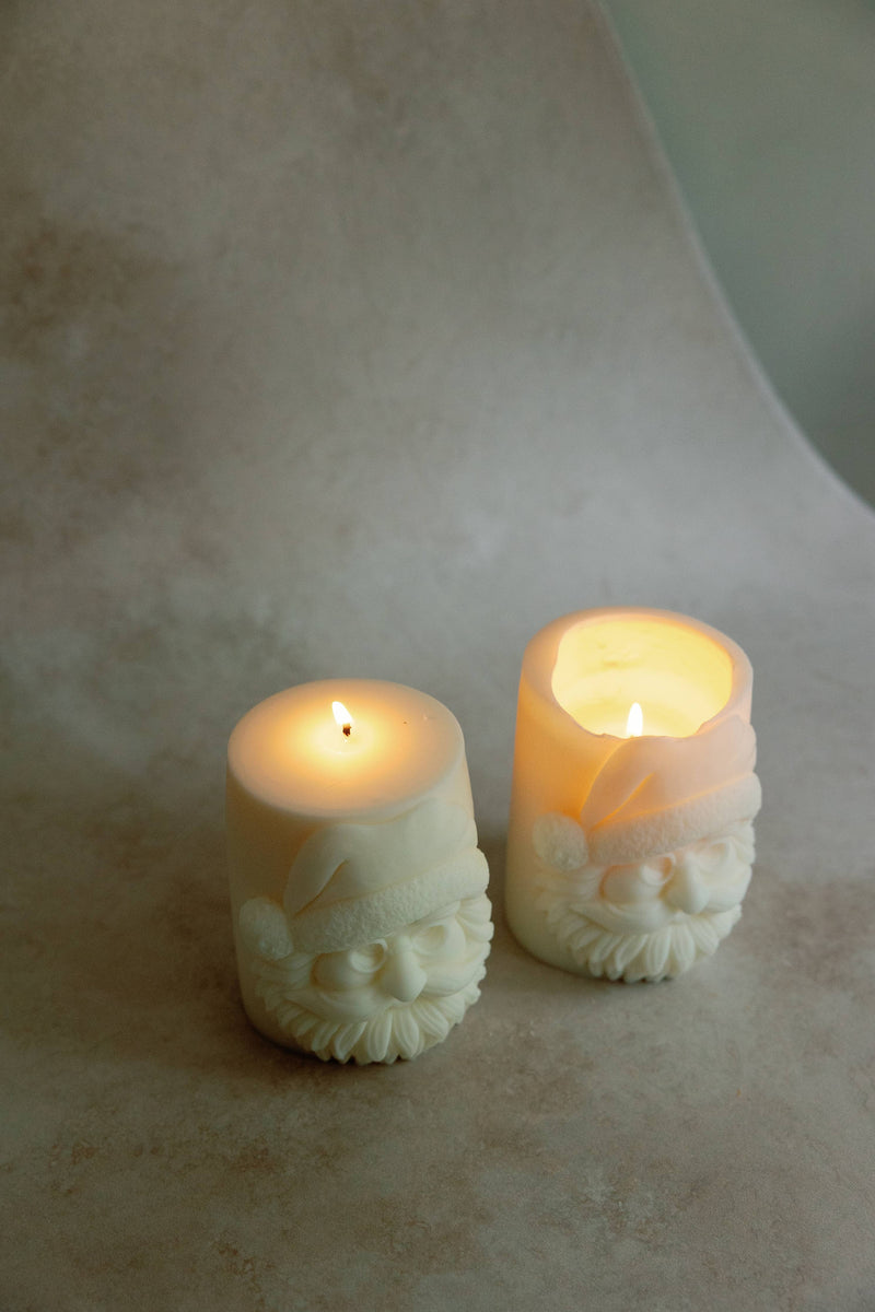 Santa Pillar Candle