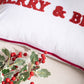 Velvet Merry & Bright Pillow