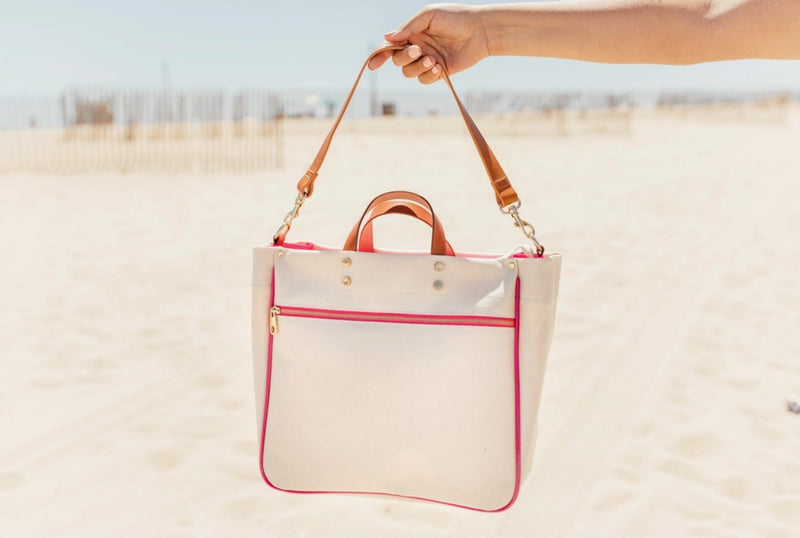 Codie Tote with Leather Accents
