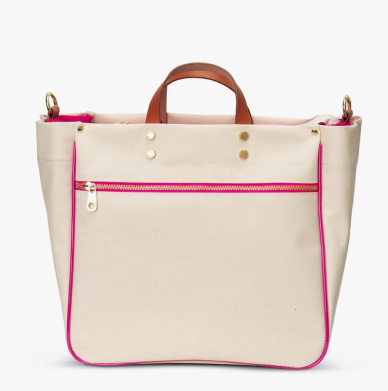Codie Tote with Leather Accents
