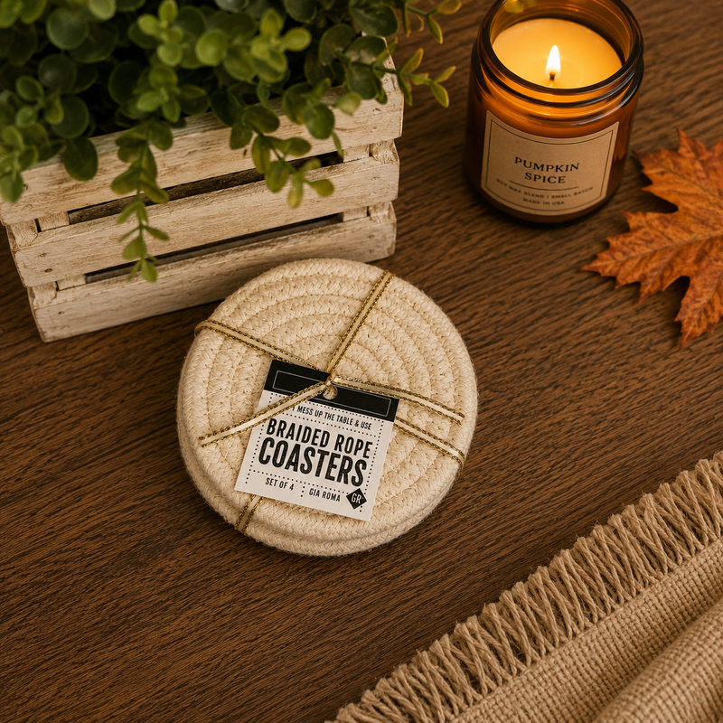 Fall Fabric Coasters