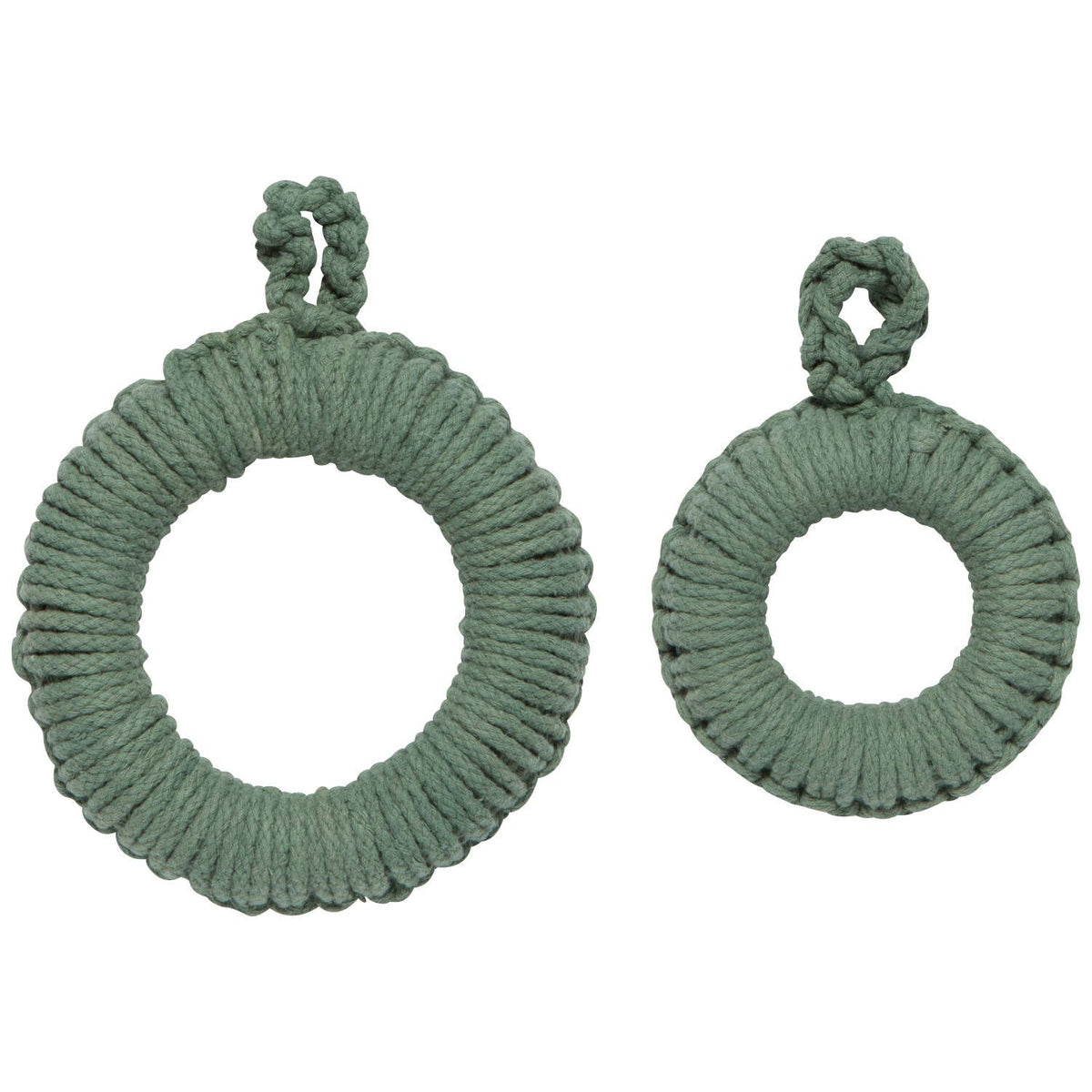 Jade Green Orb Trivets | Set of 2